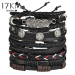 Vintage Multiple Charm Bracelets Set For Men Woman Fashion