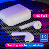 i9s TWS Bluetooth Earphone 5.0 in ear mini Wireless Headsets Bass stereo Earbuds for iPhone