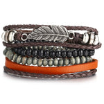 Vintage Multiple Charm Bracelets Set For Men Woman Fashion
