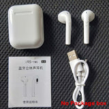 i9s TWS Bluetooth Earphone 5.0 in ear mini Wireless Headsets Bass stereo Earbuds for iPhone