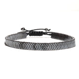 Trendy 3pcs Men Bracelet Set Handmade Braided Rope bracelet