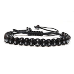 Trendy 3pcs Men Bracelet Set Handmade Braided Rope bracelet