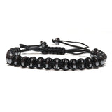 Trendy 3pcs Men Bracelet Set Handmade Braided Rope bracelet