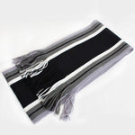 Winter Designer Men Striped Cotton Scarf for Male Female fashion