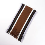 Winter Designer Men Striped Cotton Scarf for Male Female fashion