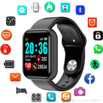 Squae Silicone Digital Electronic LED watch For Men Women fashion