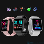 Squae Silicone Digital Electronic LED watch For Men Women fashion