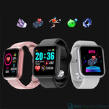 Squae Silicone Digital Electronic LED watch For Men Women fashion
