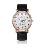 Fashion Men Women Watch  Retro Design Business Watches Leather Band Analog Quarz watch