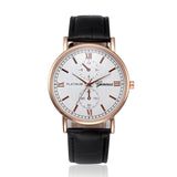 Fashion Men Women Watch  Retro Design Business Watches Leather Band Analog Quarz watch