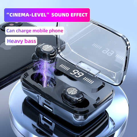 TWS Ear Buds Wireless Bluetooth Earphone with Noise Cancelling feature Earbuds