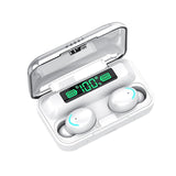 F9 TWS Earphones Wireless Bluetooth 5.0 LED Headset For IPhone