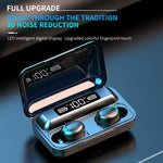 F9 TWS Earphones Wireless Bluetooth 5.0 LED Headset For IPhone