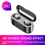 TWS Bluetooth Earphones 5.0 Wireless Charge Box Sports Ear Buds with Dual Microphone for IPhone /Android
