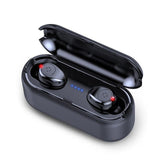 F9 TWS Bluetooth Earphones 5.0 Wireless Ear Buds with Dual Microphone for IPhone /Android