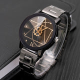 Couple's Watch Men Women Watch Stainless Steel Watches and Mens Quartz Analog Wrist Watch