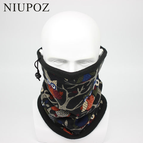 New Fashion Winter Owl Bandana Scarf Men
