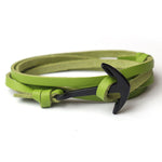 Leather Bracelet Men Jewelry Fashion Anchor Bracelet & Bangle Female Women fashion