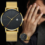 Luxury Fashion Business Watches for Men superslim watch